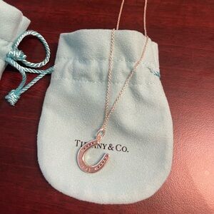 Tiffany & Co. Horseshoe Charm with 16 inch chain - like new